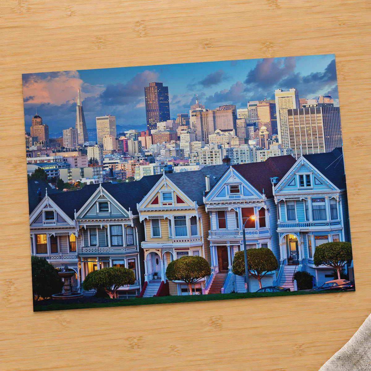 Famous Painted Ladies of San Francisco Photo Print Wall Decor