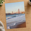 A View of the Golden Gate Bridge from the Beach Photo Wall Print (7 Sizes)