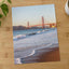 A View of the Golden Gate Bridge from the Beach Photo Wall Print (7 Sizes)