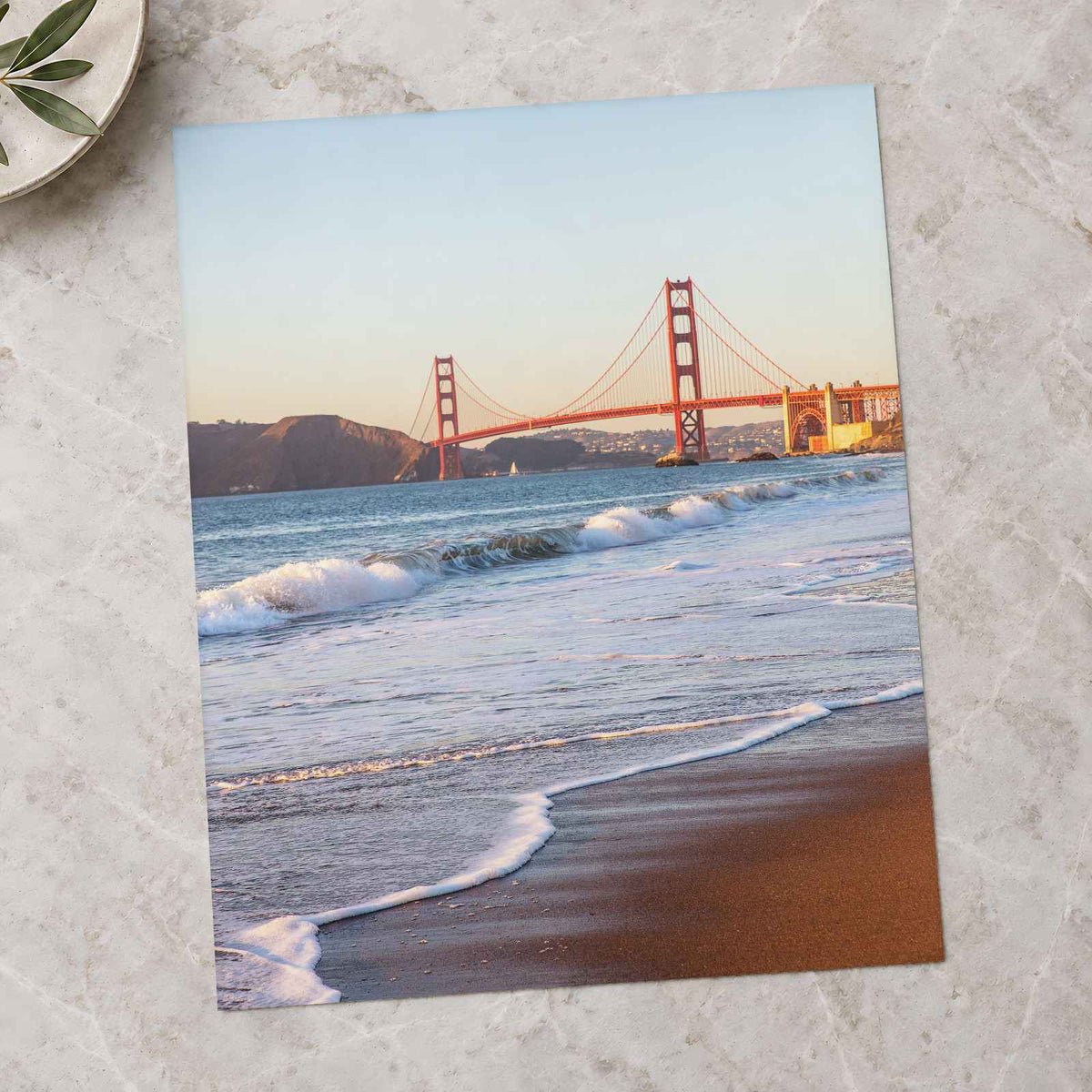 A View of the Golden Gate Bridge from the Beach by Joshua Earle Photo Print Wall Decor