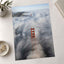 An Aerial View of the Golden Gate Bridge in the Clouds Photo Wall Art (7 Sizes)