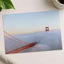 A View of the Golden Gate Bridge in the Fog San Francisco Photo Print (7 Sizes)