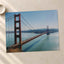 A View of the Golden Gate Bridge from the Top of a Hill Photo Wall Art (7 Sizes)
