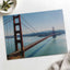 A View of the Golden Gate Bridge from the Top of a Hill by Colin + Meg Photo Print Wall Decor
