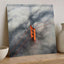 An Aerial View of the Golden Gate Bridge in the Clouds Photo Wall Art (7 Sizes)