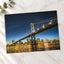 A Large Bridge Spanning over a Large Body of Water Photo Print (7 Sizes)