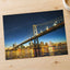 A Large Bridge Spanning over a Large Body of Water Photo Print (7 Sizes)
