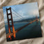 A View of the Golden Gate Bridge from the Top of a Hill Photo Print (7 Sizes)