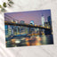 View of Brooklyn Bridge by Night, New York, USA Photography Print (7 Sizes)