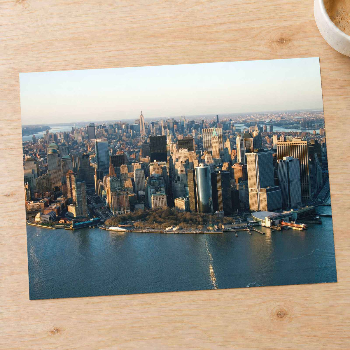 An Aerial View of New York City Skyline Photo Print Wall Decor