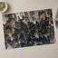 Aerial View of Buildings in Manhattan at Night Photo Wall Art (7 Sizes)