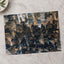 Aerial View of Buildings in Manhattan at Night Photo Wall Art (7 Sizes)