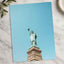 The Statue of Liberty Against Blue Sky New York City Photo Print (7 Sizes)