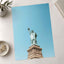 The Statue of Liberty Against Blue Sky New York City Photo Print (7 Sizes)