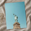 The Statue of Liberty Against Blue Sky New York City Photo Print (7 Sizes)