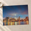 Panoramic View of New York by Night New York City Photo Wall Art (7 Sizes)