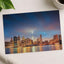 Panoramic View of New York by Night New York City Photo Wall Art (7 Sizes)