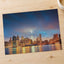Panoramic View of New York by Night New York City Photo Wall Art (7 Sizes)