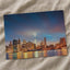 Panoramic View of New York by Night Photo Print Wall Decor