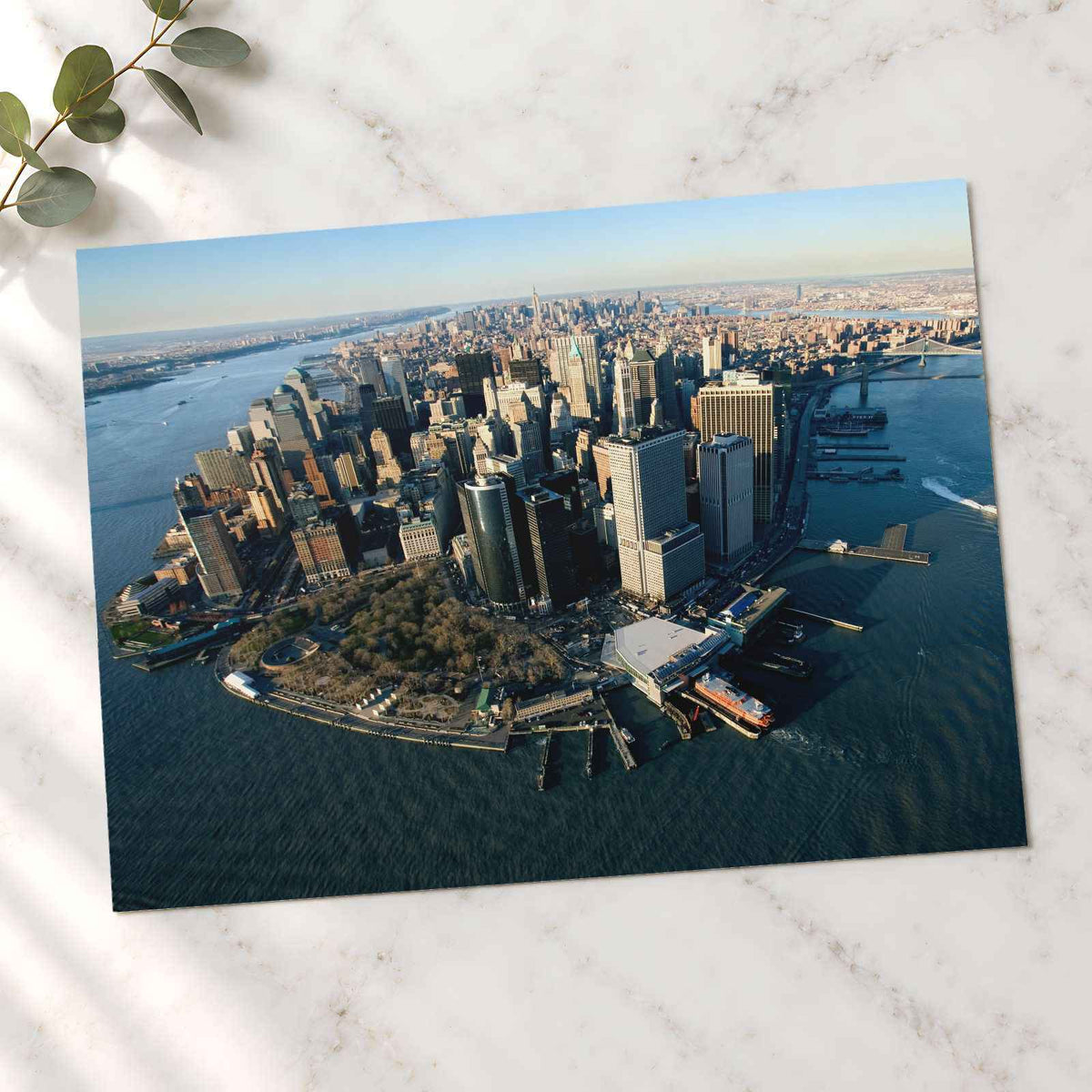Manhattan Island, New York City Photo Print (7 Sizes) - Frameable