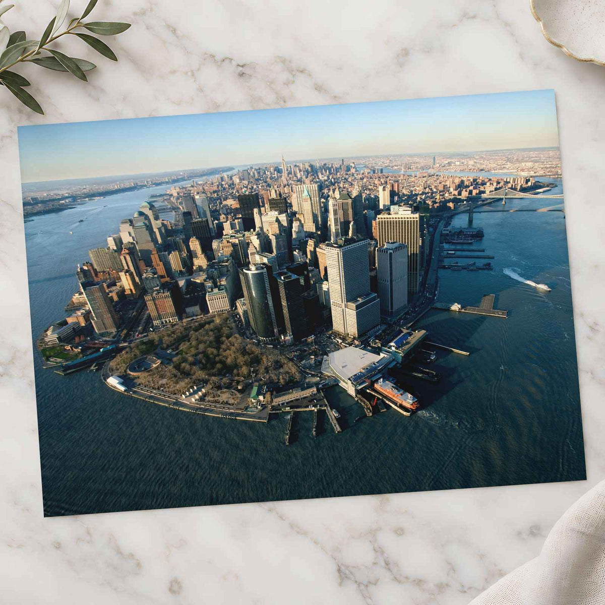 Manhattan Island, New York City Photo Print (7 Sizes) - Frameable