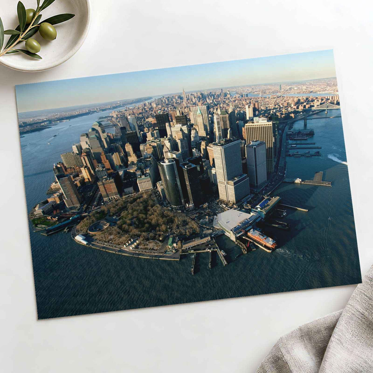 Manhattan Island, New York City Photo Print (7 Sizes) - Frameable