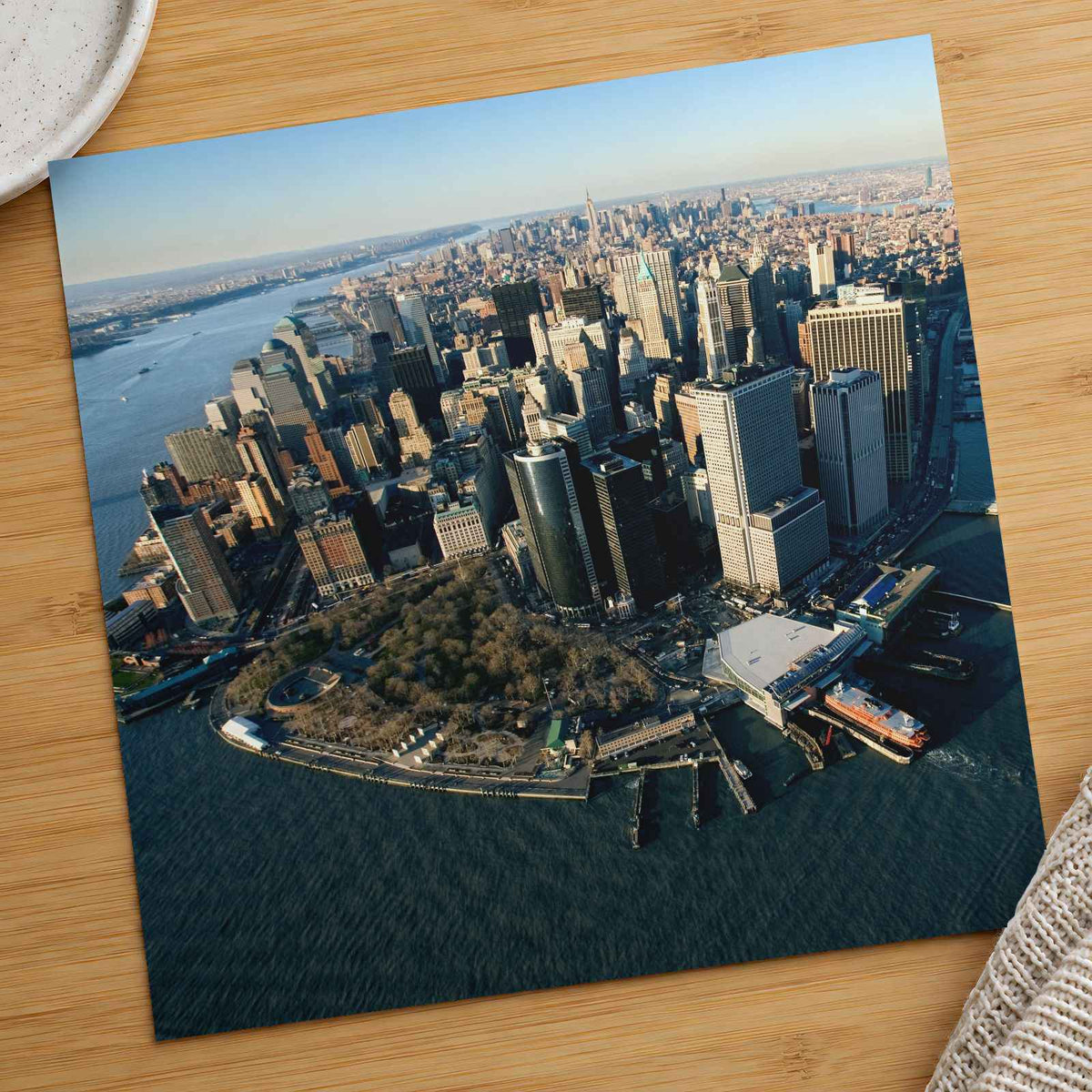 Manhattan Island, New York City Photo Print (7 Sizes) - Frameable