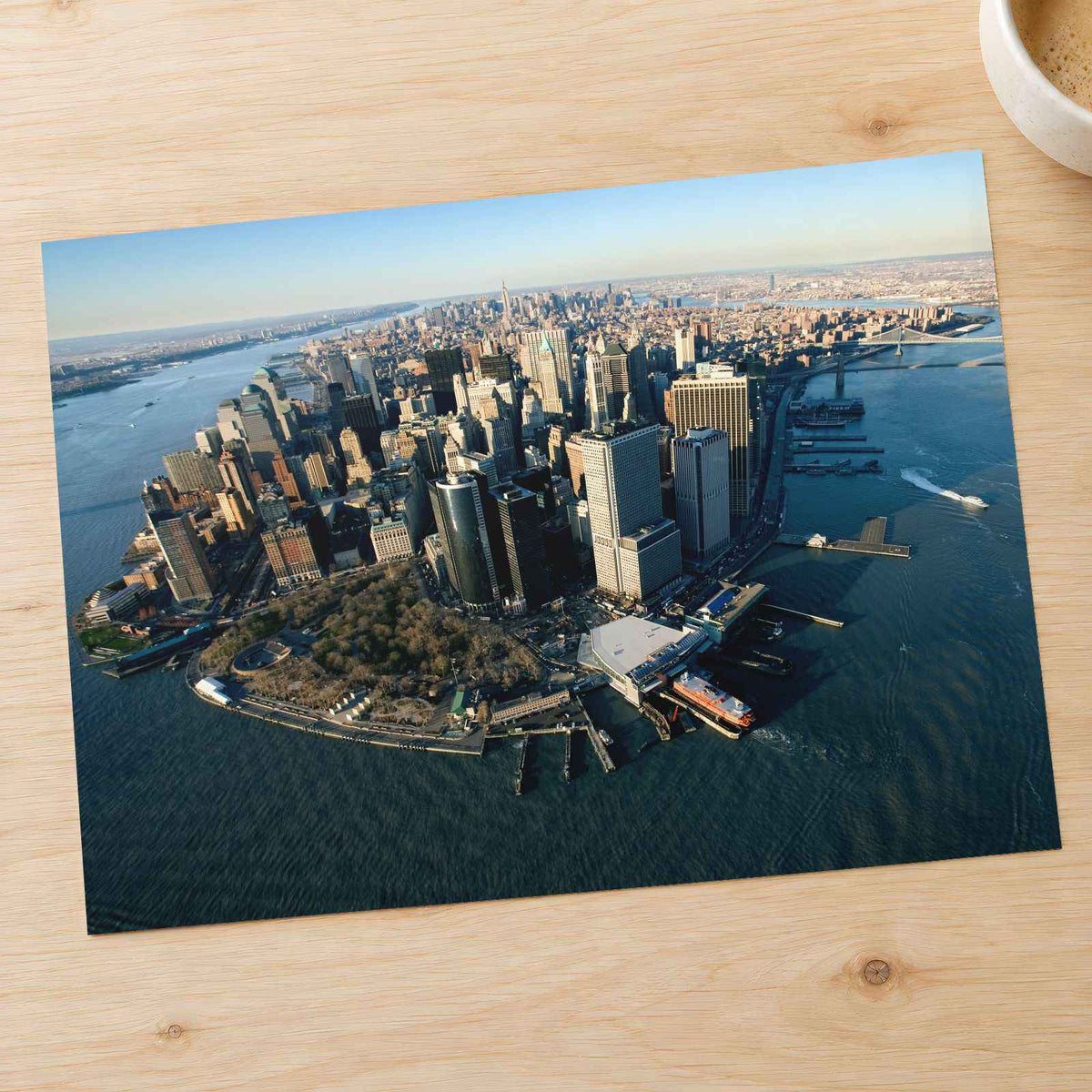 Manhattan Island, New York City Photo Print (7 Sizes) - Frameable