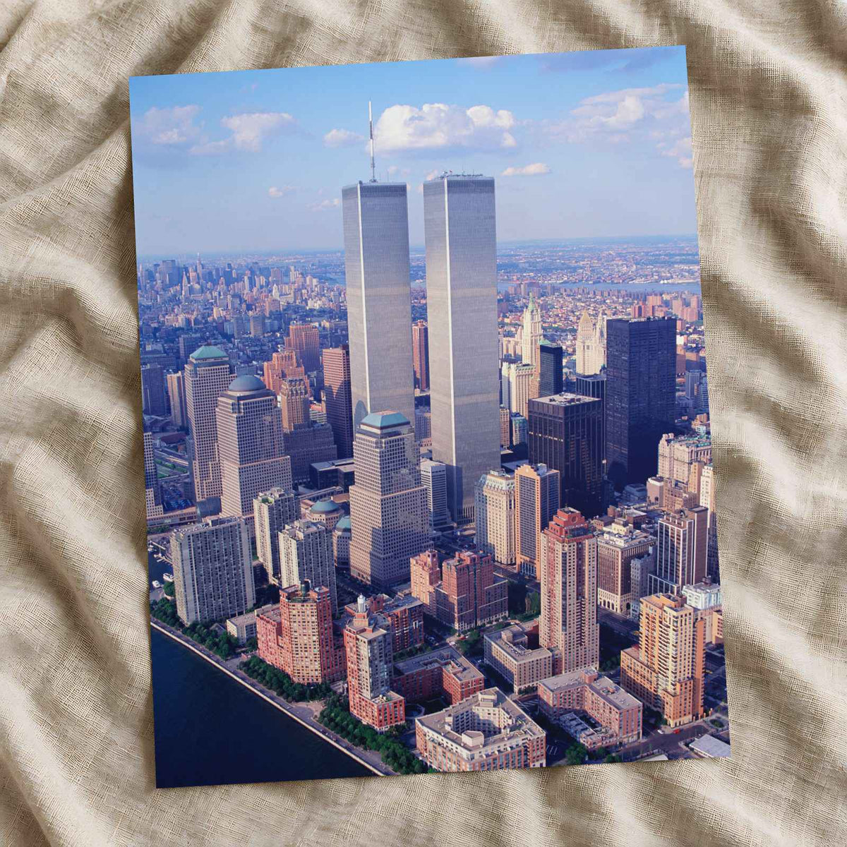 The Twin Towers in New York City Photographic Art Print (7 Sizes) - Crisp Detail