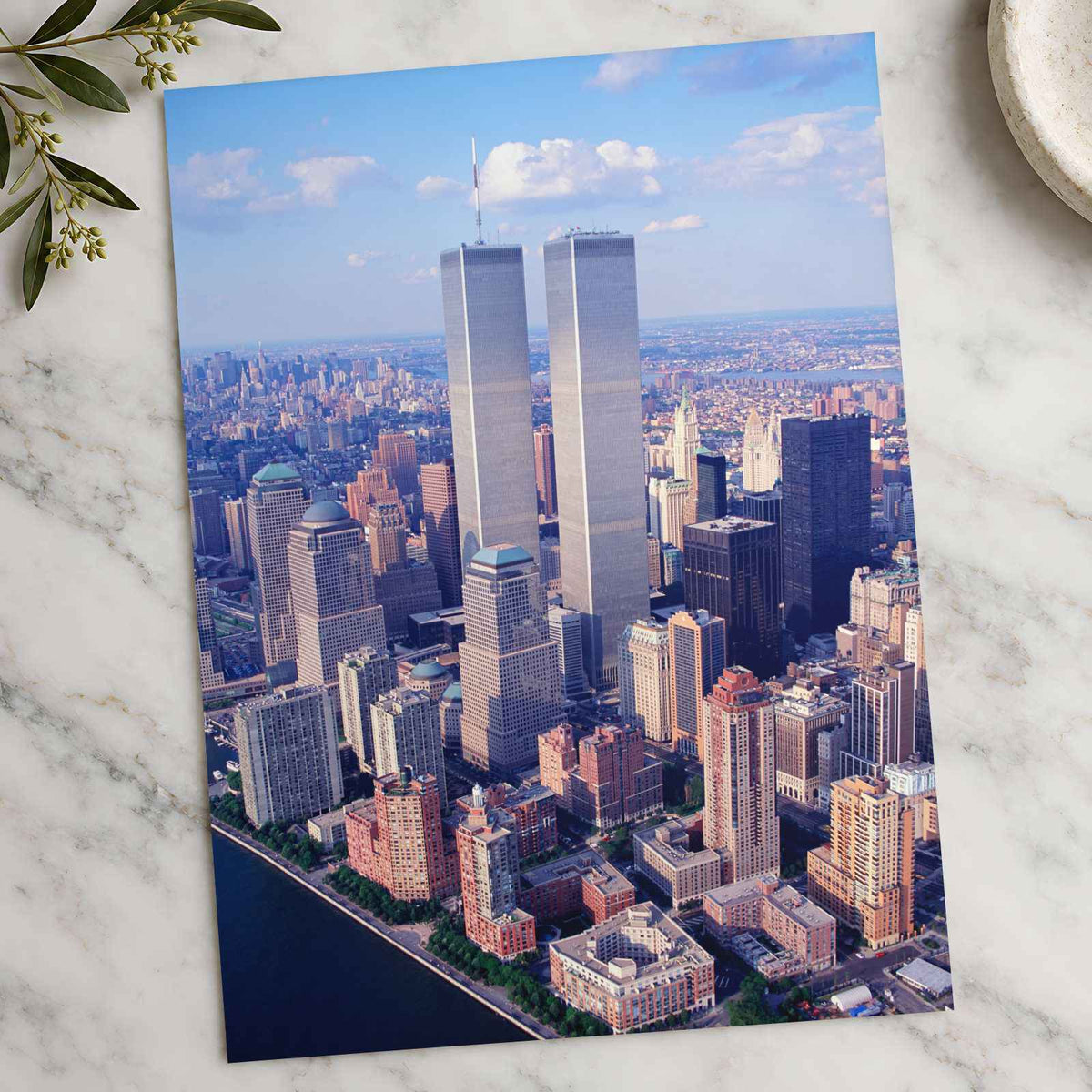 The Twin Towers in New York City Photographic Art Print (7 Sizes) - Crisp Detail
