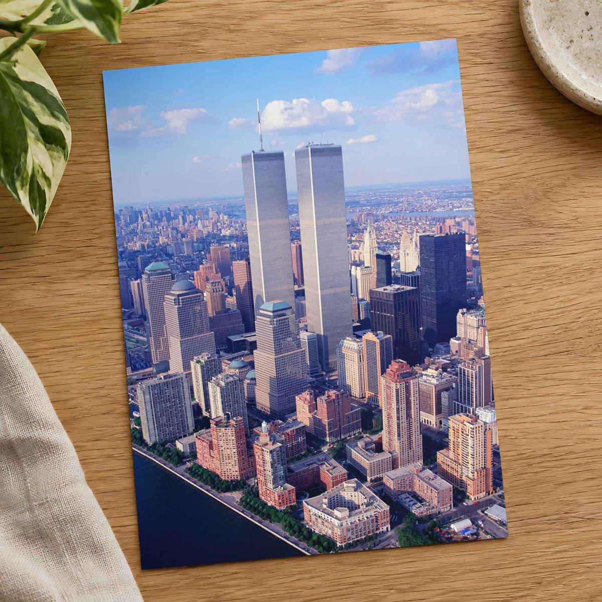 The Twin Towers in New York City Photographic Art Print (7 Sizes) - Crisp Detail