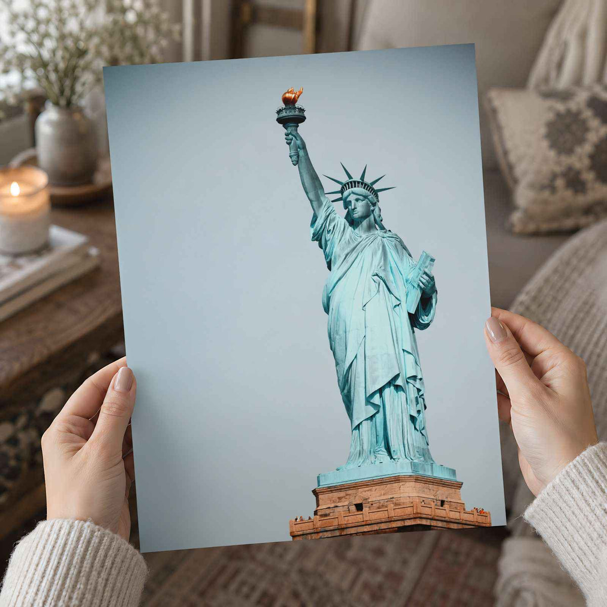 Statue of Liberty New York New York Photo Print (7 Sizes) - Ready to Frame