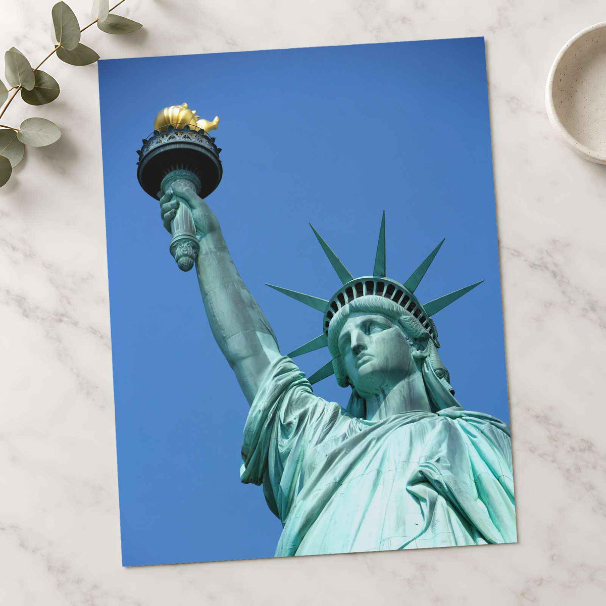 Statue of Liberty Close-up New York City New York Photo Wall Print (7 Sizes)