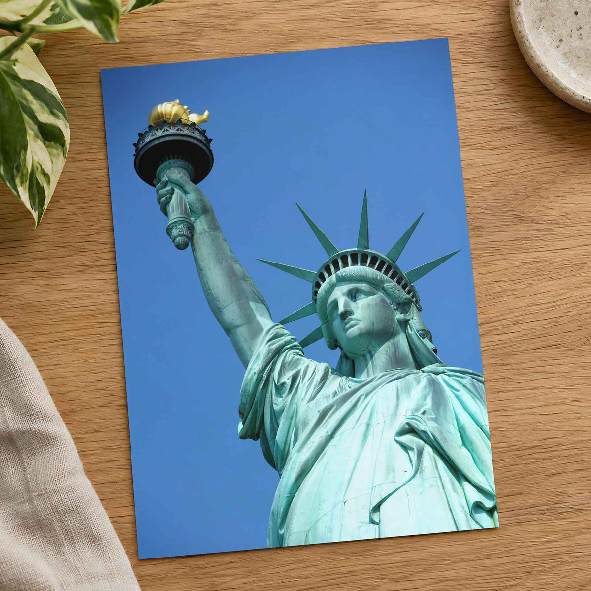Statue of Liberty Close-up New York City New York Photo Wall Print (7 Sizes)