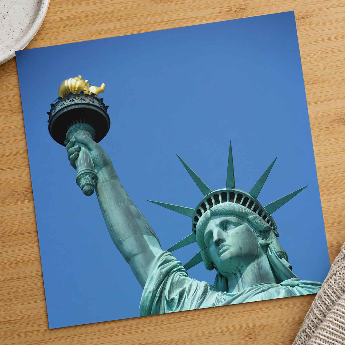 Statue of Liberty Close-up New York City New York Photo Wall Print (7 Sizes)