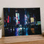 New York Street at Night with Neon Lights New York City Photo Print (7 Sizes)