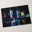 New York Street at Night with Neon Lights New York City Photo Print (7 Sizes)