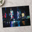 New York Street at Night with Neon Lights New York City Photo Print (7 Sizes)