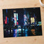 New York Street at Night with Neon Lights by Raphael Lopes Photo Print Wall Decor