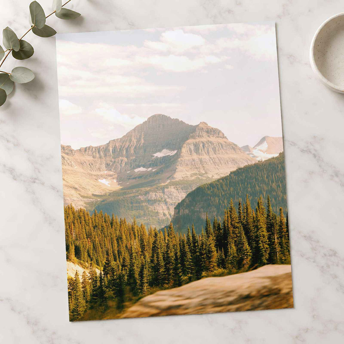 Glacier National Park Montana Photo Wall Art (7 Sizes) - Printed in USA