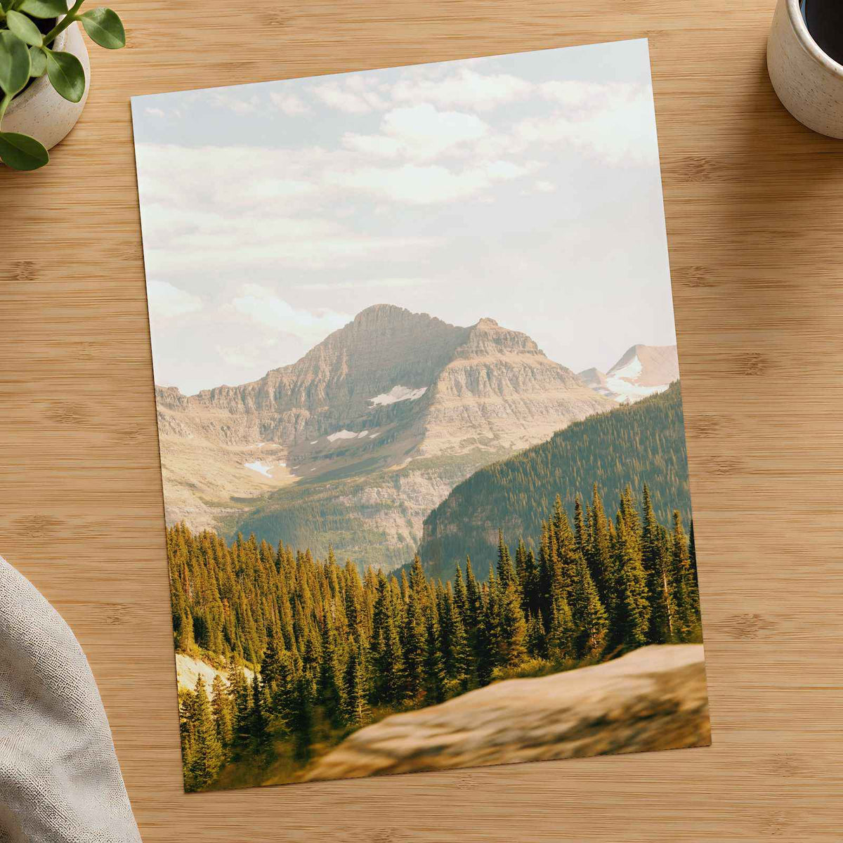 Glacier National Park Montana Photo Wall Art (7 Sizes) - Printed in USA