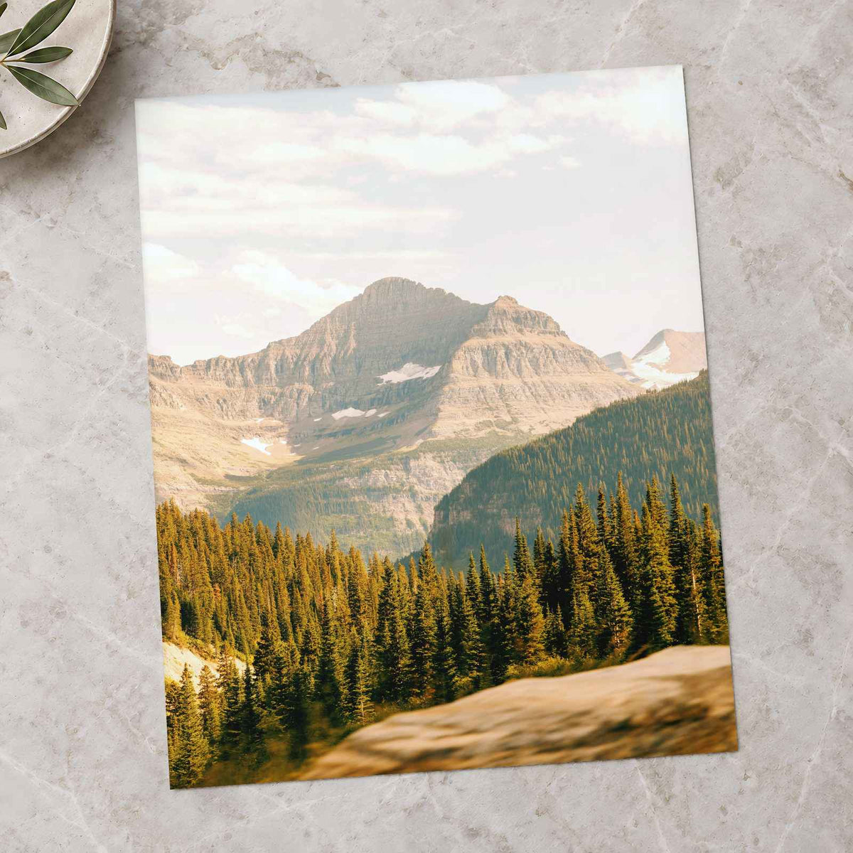 Glacier National Park Montana Photo Wall Art (7 Sizes) - Printed in USA