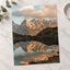 Mountain Range Reflected in Lake Chamonix Photo Wall Art (7 Sizes) - Frameable