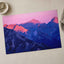 Mountain Range at Sunset Photographic Art Print (7 Sizes) - Printed in USA