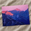 Mountain Range at Sunset Photographic Art Print (7 Sizes) - Printed in USA