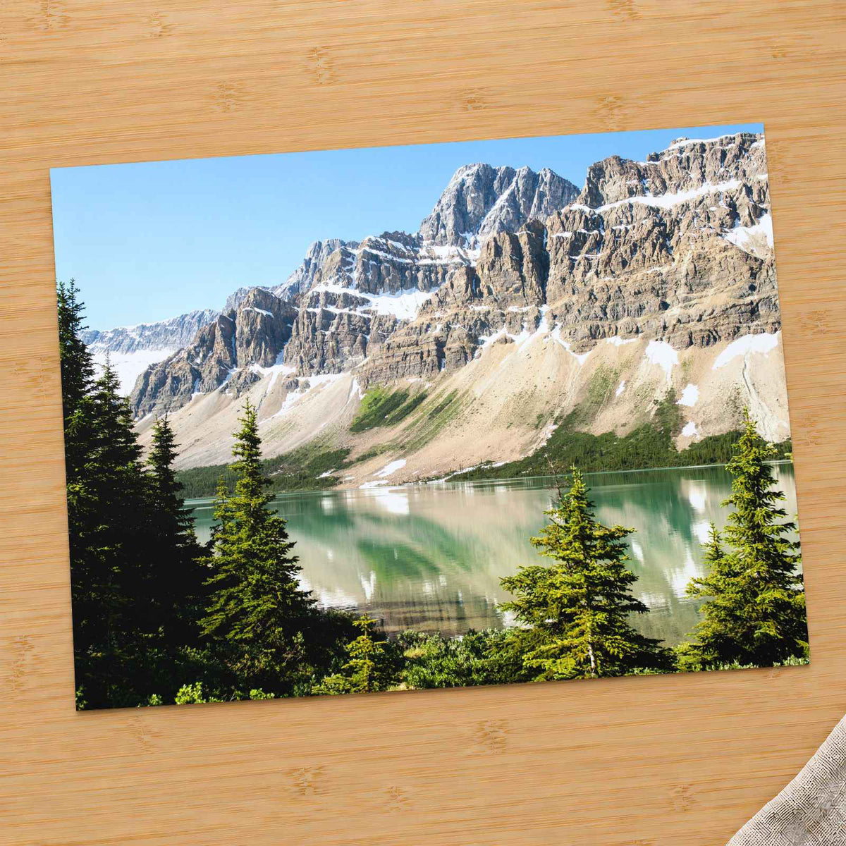 Lake in Banff Photo Wall Art (7 Sizes) - Satin Luster
