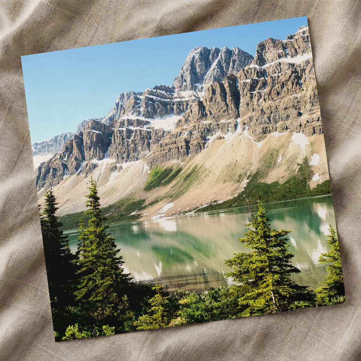Lake in Banff Photo Wall Art (7 Sizes) - Satin Luster