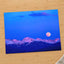 Moon Rising Over Snowy Peaks Photography Print (7 Sizes) - Heavyweight