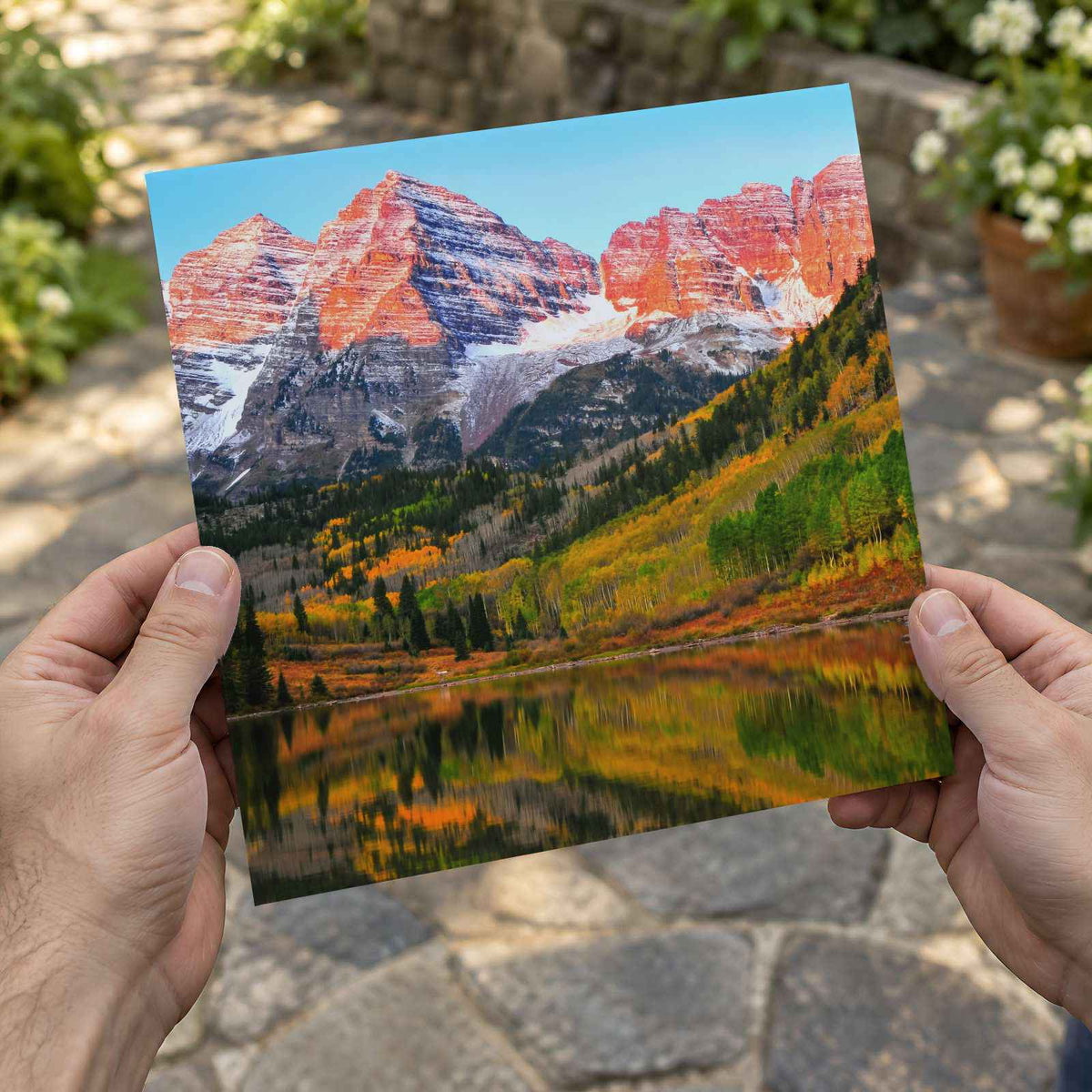 Maroon Bells in White River National Forest Aspen Colorado Photo Print (7 Sizes)