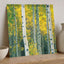 White Trees with Yellow Foliage Photographic Art Print (7 Sizes) - Satin Luster